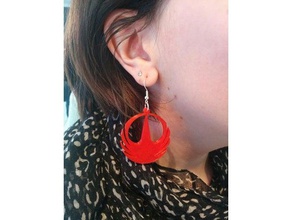 rogue un boucles d'oreilles 3d print model - Mito3D