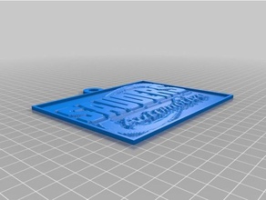 sauders-logo 2d Kunst angepasst 3d print model - Mito3D