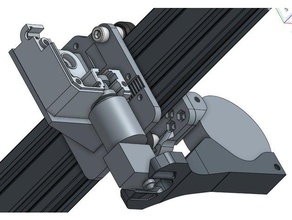 lobster blower fan mount d-botb-bot 3d printer parts 3d print model - Mito3D