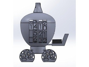 cenerentola carrozza di zucca ufficio 3d print model - Mito3D