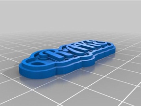 rake keychains customized 3d print model - Mito3D