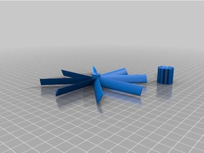 turbina di vento 3d la stampante parti jacksepticeye thing-o-matic mulino a 3d print model - Mito3D