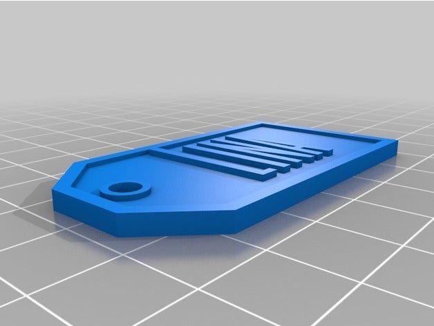 lina marca sinais logotipos personalizado 3D print model - Mito3D