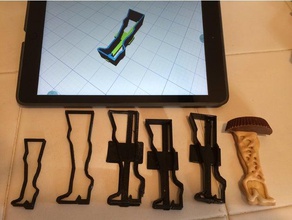 la pierna de lámpara del cortador galleta cocina comedor vacaciones 3d print model - Mito3D