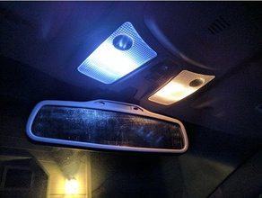 lampe frontale ampoule led automobile 3d print model - Mito3D