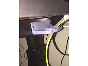 vivo standing desk cable manager organization 3d print model - Mito3D