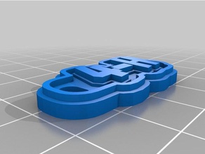 4-h llavero llaveros personalizado 3d print model - Mito3D