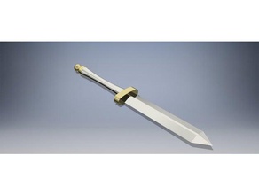 dagger props sword toy weapon 3d print model - Mito3D