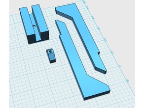 anet a6 eksen brace 3d yazıcı parçalar çerçeve hazırlayın x ekseni 3d print model - Mito3D