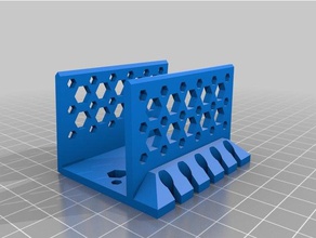 5 hole cable catcher office customized 3d print model - Mito3D