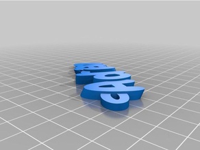adrian Schlüsselanhänger angepasst 3d print model - Mito3D