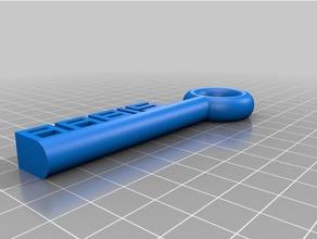 aabis key keychains customized 3d print model - Mito3D