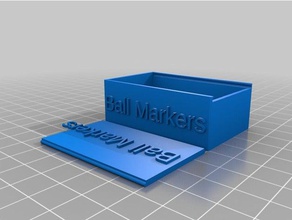 ball-marker-box Container angepasst 3d print model - Mito3D