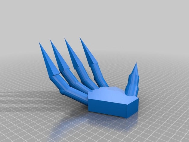 rugueux ébène griffe-skyrim 3d l'impression 3D print model - Mito3D