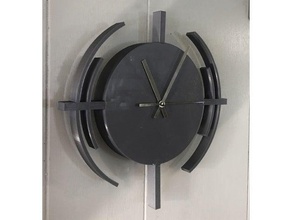 clock decor modern 3d print model - Mito3D