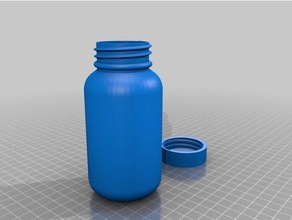 sksbottle 2 containers customized 3d print model - Mito3D