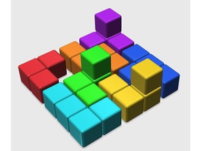 quebra-cabeças de matemática soma cubo brinquedo 3d print model - Mito3D