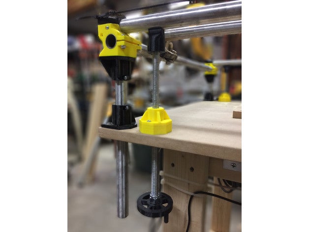mpcnc pierna nivelador de refuerzos la gran mesa apoyo herramientas 3D print model - Mito3D