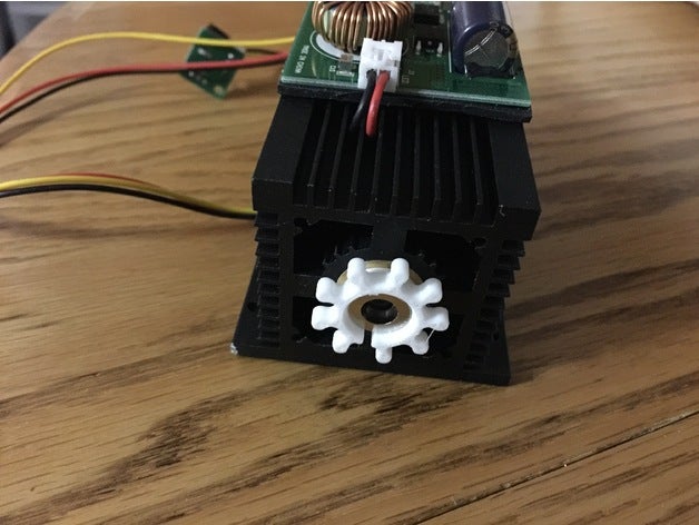 messa a fuoco laser rotella di regolazione 12 mm l'elettronica sunwin 3D print model - Mito3D