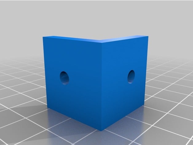 soporte de ángulo recto los recintos las cajas diy 3D print model - Mito3D