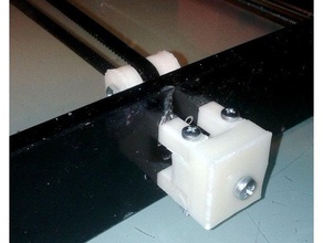 anet a8 belt tensioner axis 3d printer parts yaxis 3d print model - Mito3D