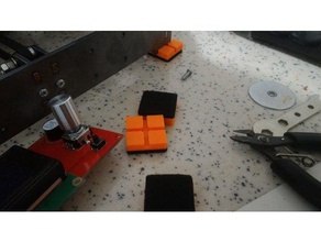 p3steel feet 3mm 3d printer accessories 3d print model - Mito3D