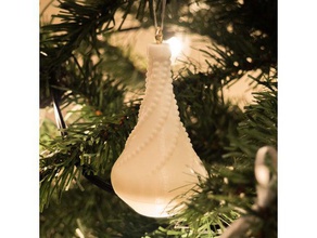 dew drop ornament collection decor 2016 christmas decoration gift holiday home vintage winter 3d print model - Mito3D