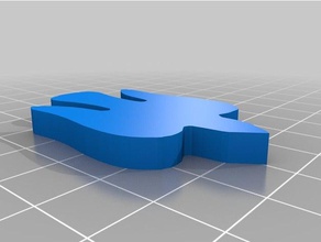 simple de noël la colombe 3d l'impression 3d print model - Mito3D