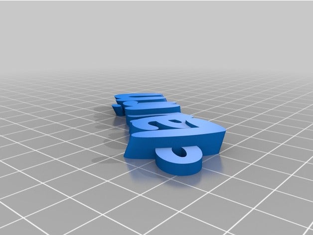 meine angepasste iamburnys v2text name keyring keyfob Schlüsselanhänger 3D print model - Mito3D