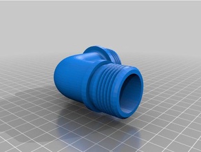 raccord verter pompe codo de la bomba máquina herramientas 3d print model - Mito3D