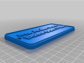 anderson bathroom2 keychains customized 3d print model - Mito3D