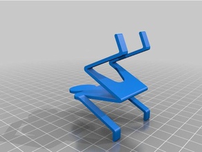tiny person phone stand mobile iphone stands 3d print model - Mito3D