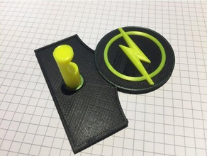 opel percha no audi colgador de pared la automoción negro niza gancho montaje en amarillo 3d print model - Mito3D