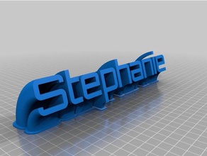 stephanie office customized 3d print model - Mito3D