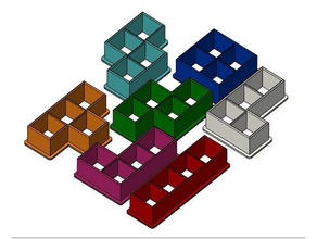 tetris-omino delle formine per biscotti cucina pranzo 3d print model - Mito3D