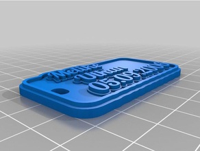 melikee Anahtarlık özelleştirilmiş 3d print model - Mito3D