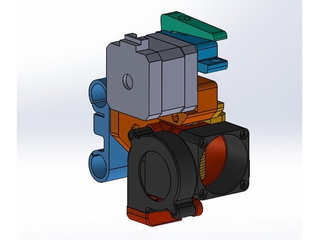 prusa tairona extrusor direct - sensor Türkiye Judo Federasyonu 4 mm 3d yazıcı ekstruderler abs doğrudan sürücü alanında protein 3D print model - Mito3D