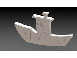 fittle barco brinquedos jogos A impressão 3d é fácil de remix remixchallenge pequeno 3d print model - Mito3D