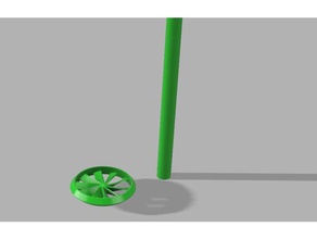 Luft betriebene Kreisel mechanisch ist - Spielzeug spinning 3d print model - Mito3D