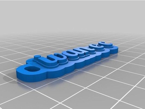 yavero ıvan Anahtarlık özelleştirilmiş 3d print model - Mito3D