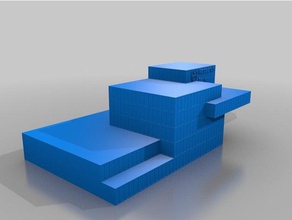 la investigación de plaza los edificios estructuras 3d print model - Mito3D