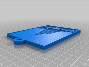 la ciudad de cuenca 2d art personalizado 3d print model - Mito3D