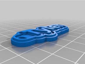 tyler keychain keychains customized 3d print model - Mito3D