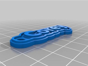 corey llavero llaveros personalizado 3d print model - Mito3D