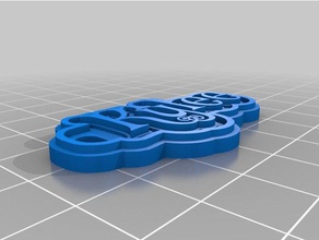 kylee keychain keychains customized 3d print model - Mito3D