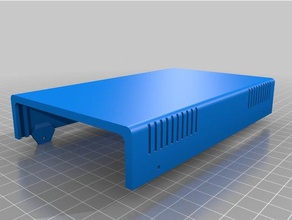 topo caixa do aquecedor wo pcb pés eletrônica personalizado 3d print model - Mito3D