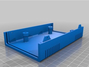 fond de chauffage la boîte l'électronique personnalisé 3d print model - Mito3D