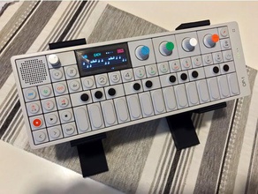 teenage engineering op-1 Leistung stehen Musik musical instrument op1 synth synthesizer 3d print model - Mito3D