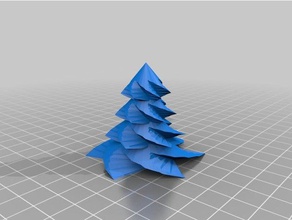 my customized christmas tree customizer sapin noel decor 3d print model - Mito3D