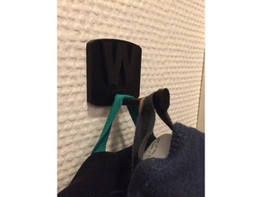 hanger wille household coat hook 3d print model - Mito3D